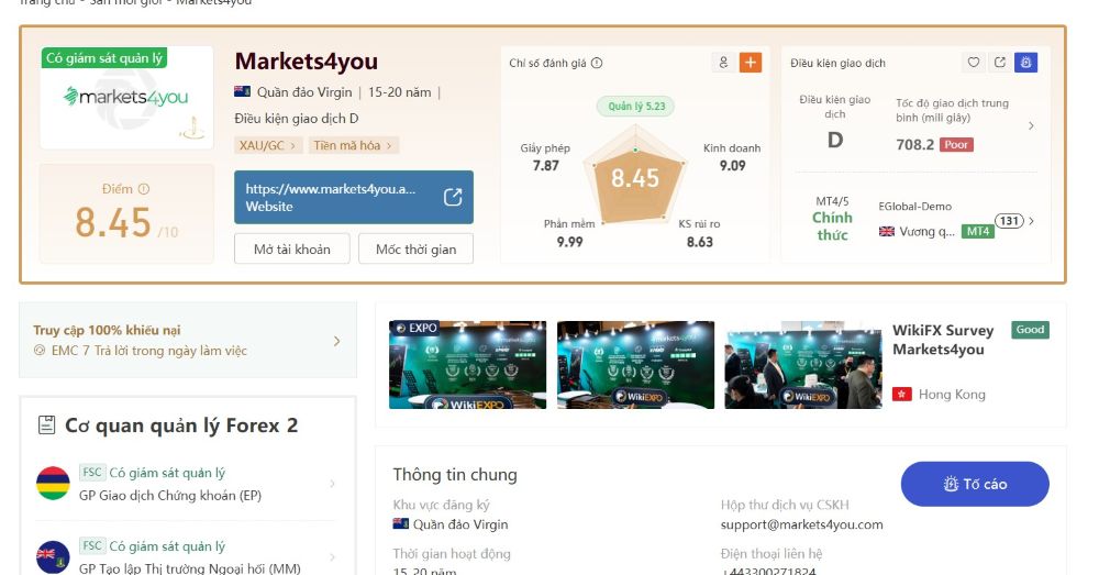có nên giao dịch tại sàn markets4you