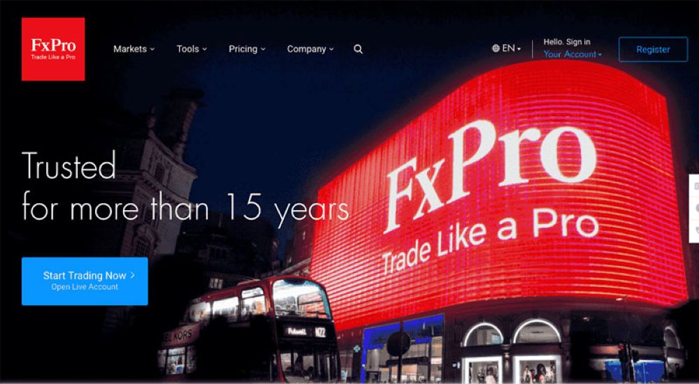 Nền tảng giao dịch sàn FxPro