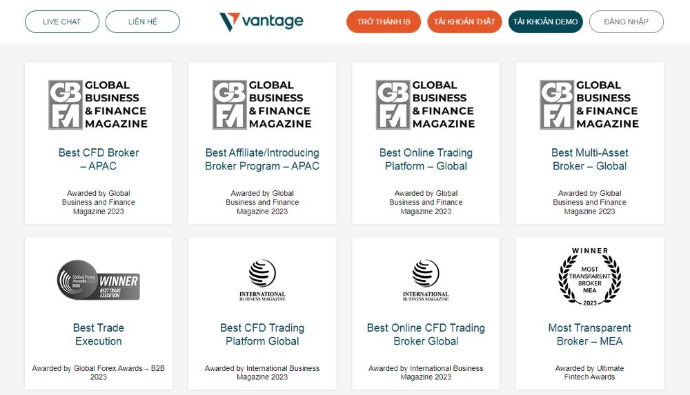 Hệ sinh thái nền tảng giao dịch sàn Vantage