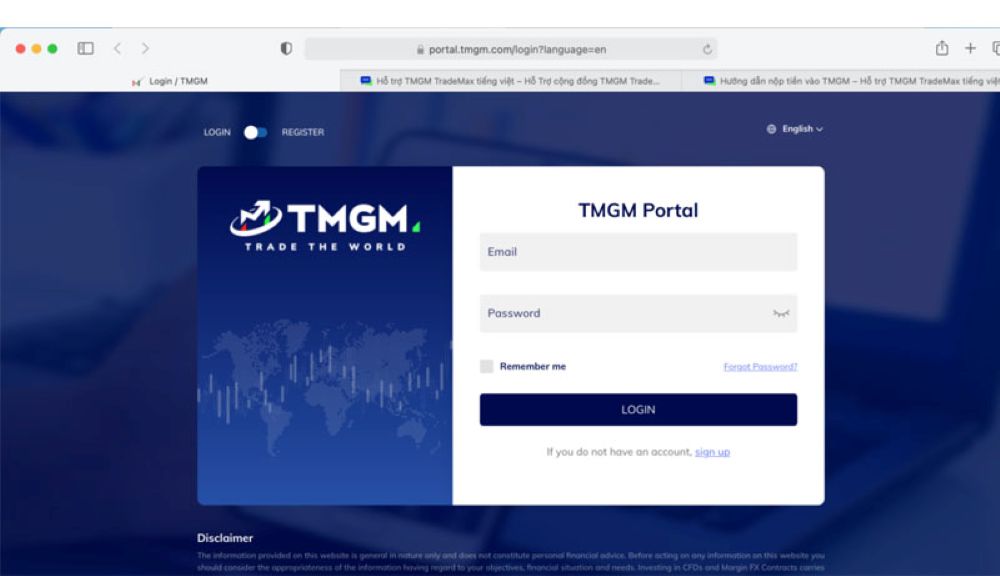 Tài Khoản Giao Dịch Tmgm