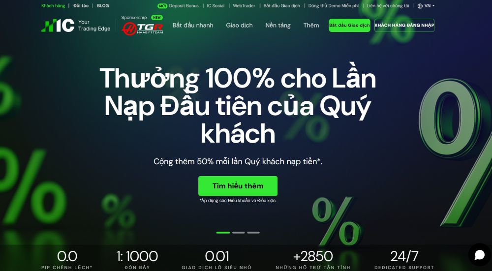 Mở Tài Khoản Ic Markets Qua Link Hỗ Trợ Của Traderviet