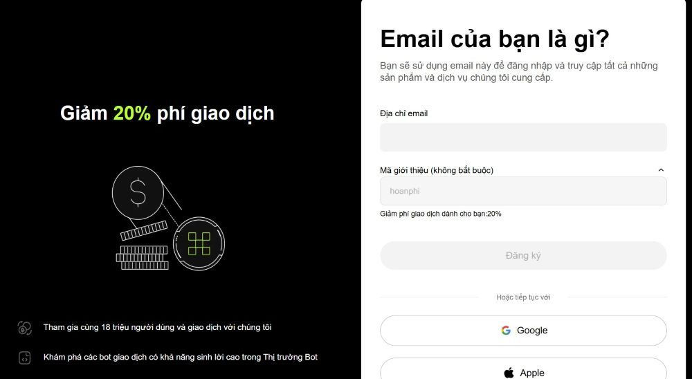 Đăng Ký Tài Khoản Qua Traderviet