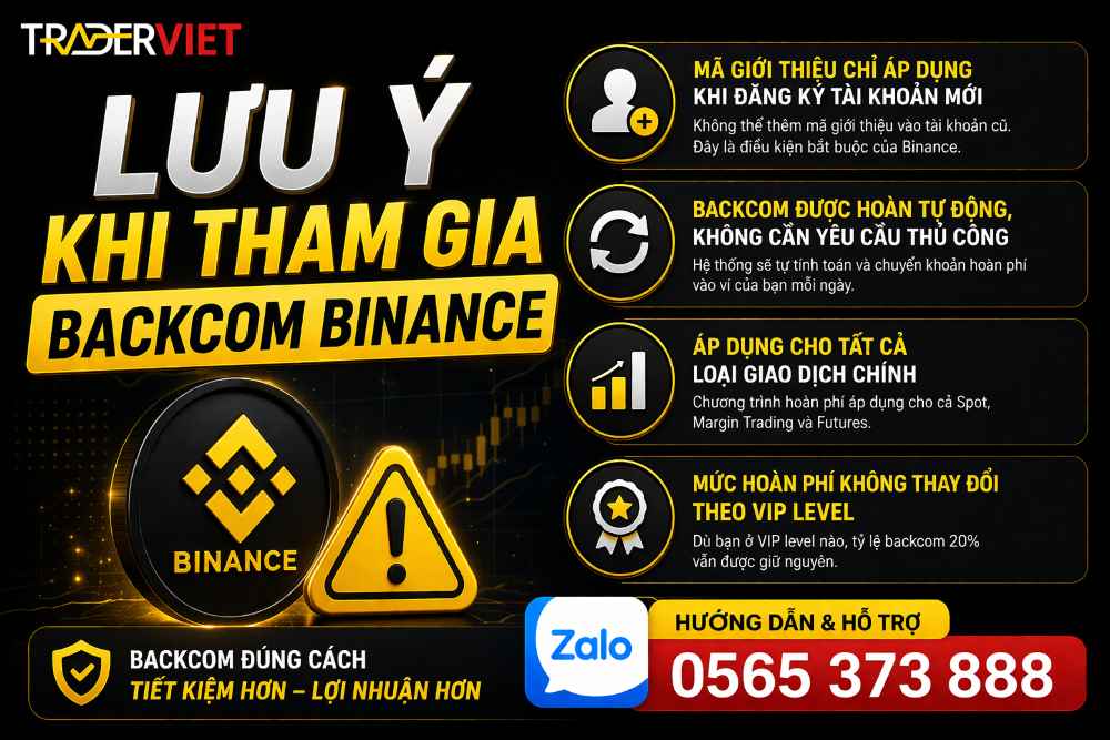 Những Lưu Ý Quan Trọng Khi Tham Gia Backcom Binance