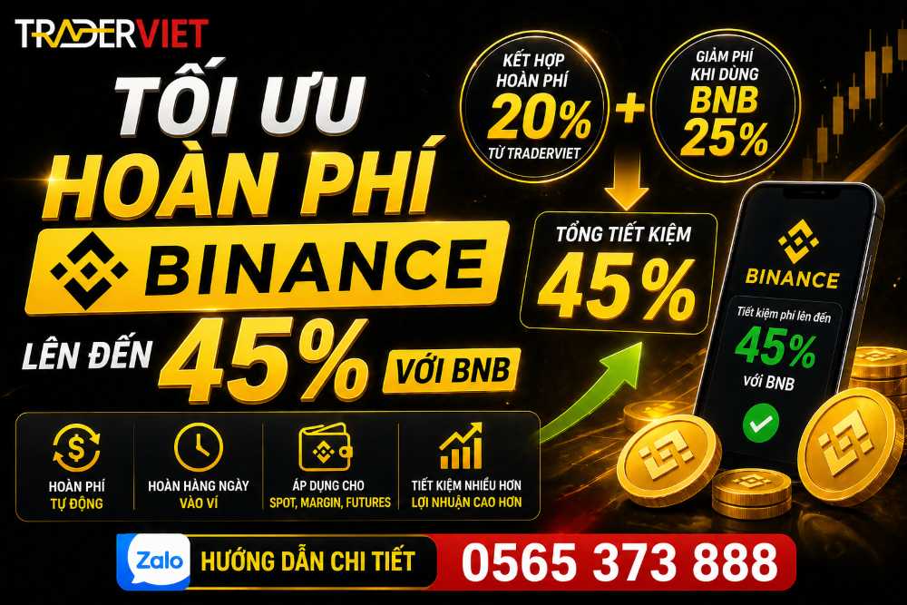 Tối Ưu Hoàn Phí Binance Lên Đến 45% Với Bnb