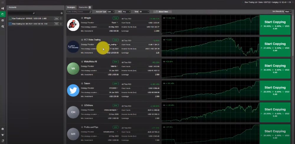 Hướng Dẫn Copytrade Ctrader Trên Ic Markets Chi Tiết Cho Người Mới 4 Chọn Mục Copy Trên Ctrader