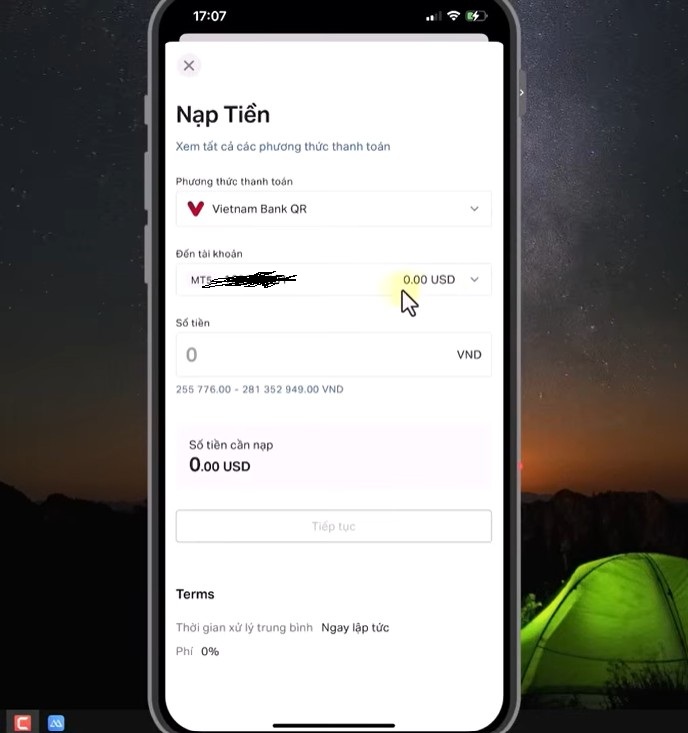 Cách Nạp Tiền Trên App Exness Trade