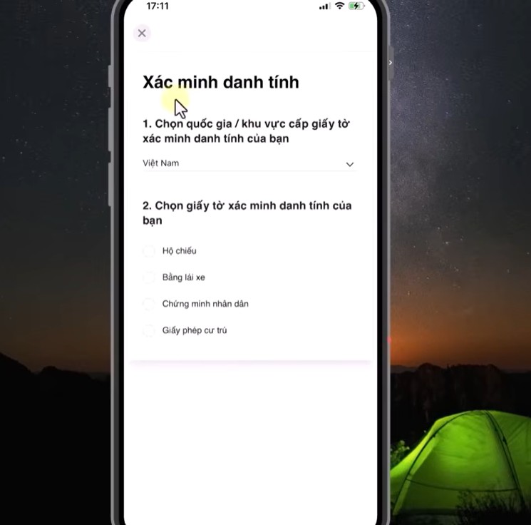 Cách Xác Minh Tài Khoản Exness Trên App