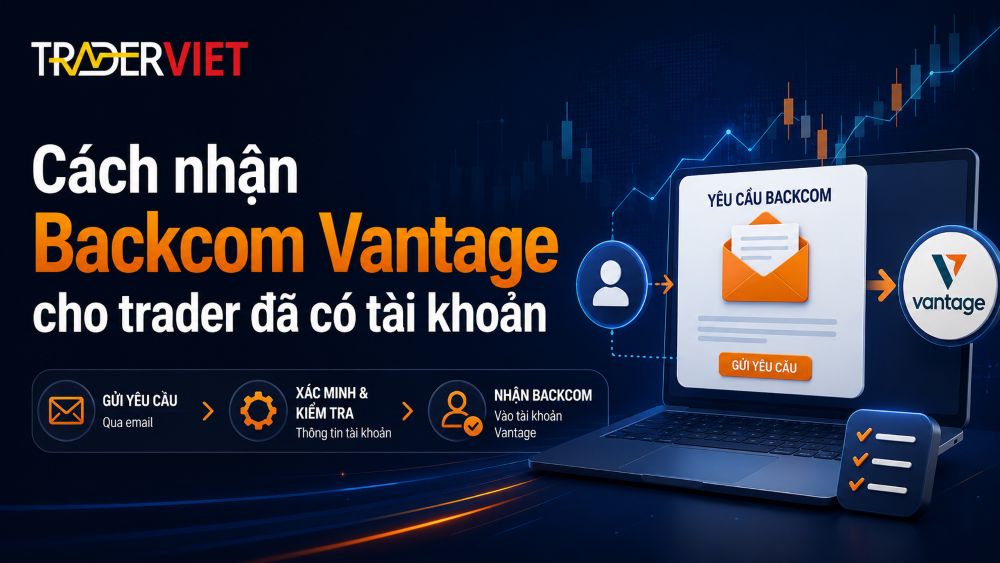 Cách Nhận Backcom Vantage Cho Trader Đã Có Tài Khoản