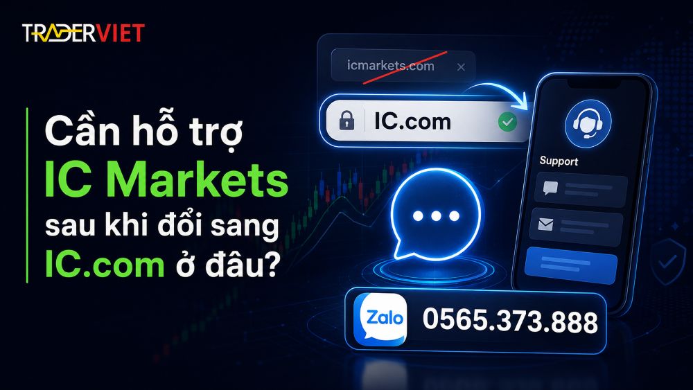 Ic Markets Đổi Tên Miền Sang Ic.com: Trader Cần Lưu Ý Gì? 5 Trader Đang Sử Dụng Ic Markets Và Gặp Vấn Đề Liên Quan Đến Nạp Rút, Backcom Hoặc Hoàn Phí Có Thể Liên Hệ Traderviet Để Được Hỗ Trợ Kiểm Tra.