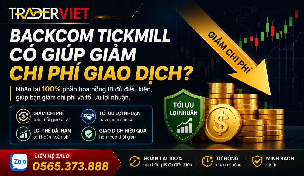 Backcom Tickmill Là Gì? Cách Nhận Hoàn Phí 100% Tự Động 7 Backcom Tickmill Sẽ Giúp Giảm Chi Phí Giao Dịch